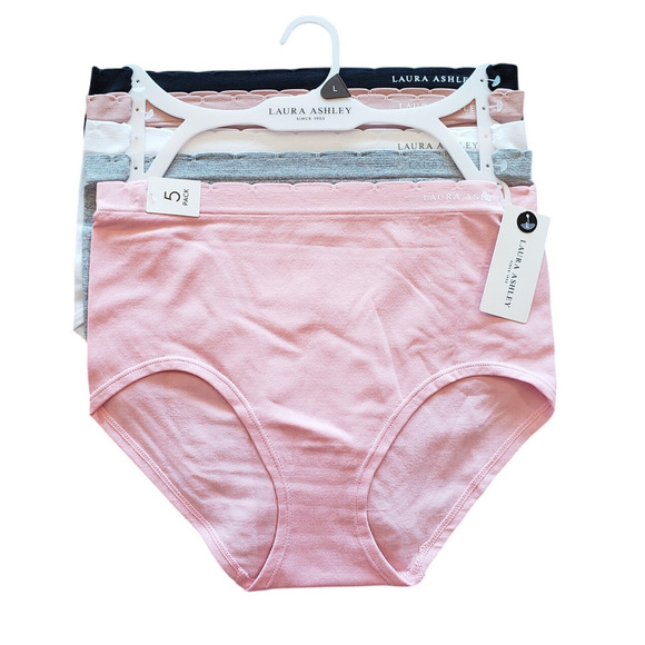 Laura Ashley NWT briefs‎ 5 pack soft stretch briefs 1X - Picture 1 of 10